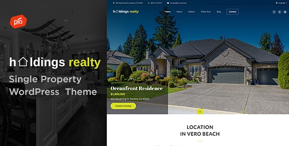 Holdings Realty v1.5 – Single Property Theme