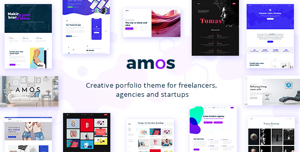 Amos v1.3 – Creative WordPress Theme for Agencies