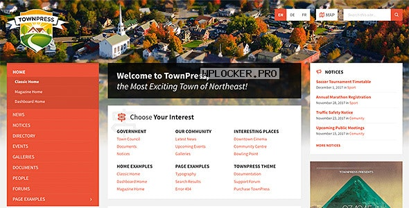 TownPress v3.3.2 – Municipality WordPress Theme
