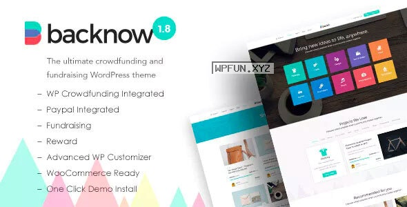 Backnow v2.4 – Crowdfunding and Fundraising Theme