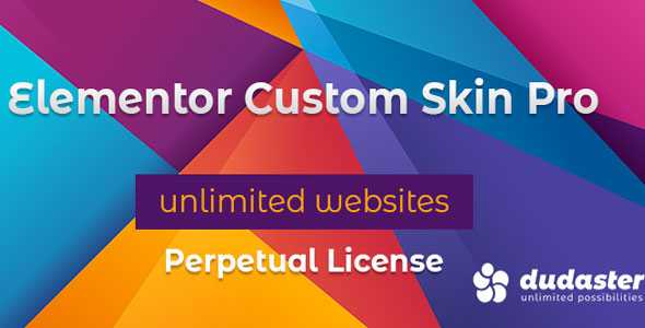 Elementor Custom Skin Pro v1.3.3