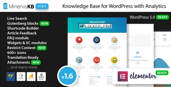 MinervaKB v1.6.7 – Knowledge Base for WordPress with Analytics