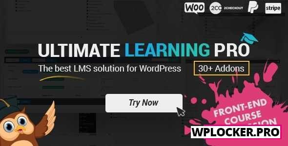Ultimate Learning Pro v2.4 – WordPress Plugin