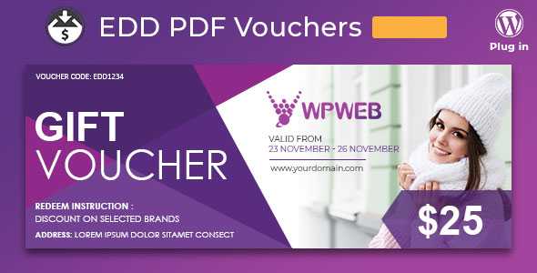 Easy Digital Downloads – PDF Vouchers v2.0.17
