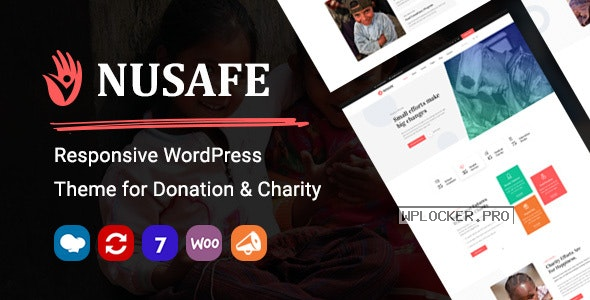 Nusafe v1.0 – Responsive WordPress Theme for Donation & Charity