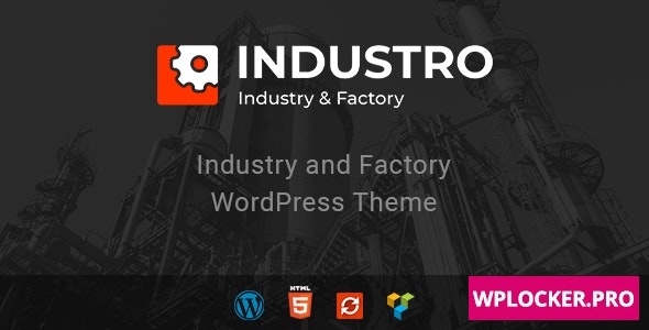 Industro v1.0.6.4 – Industry & Factory WordPress Theme