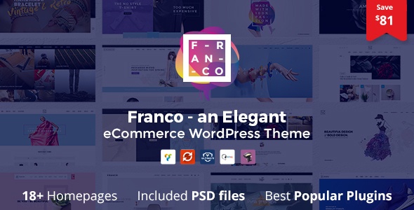 Franco v1.3.5 – Elegant WooCommerce WordPress Theme