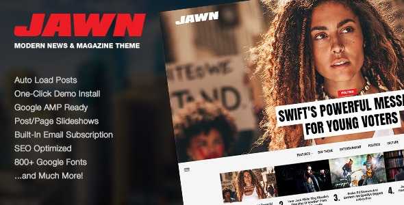 Jawn v1.4.2 – Modern WordPress News & Magazine Theme
