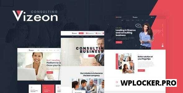 Vizeon v1.0.1 – Business Consulting WordPress Themes