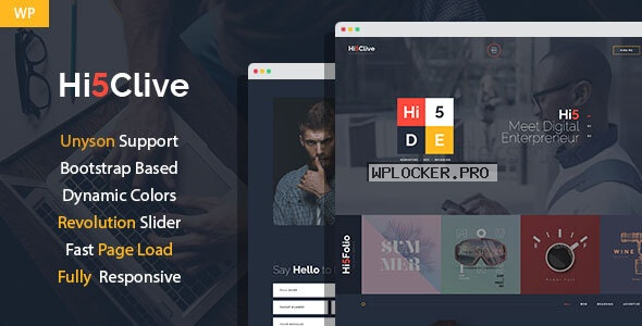 Hi5Clive v1.3.0 – Digital Marketing Entrepreneur WordPress Theme
