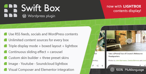 Swift Box v2.22 – WordPress Contents Slider and Viewer