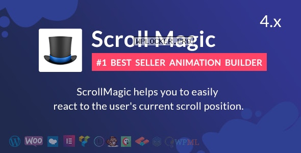 Scroll Magic v4.0.2 – Scrolling Animation Builder Plugin