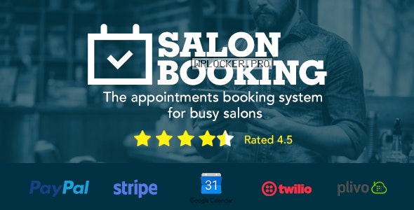 Salon Booking v3.3.8 – WordPress Plugin