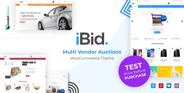iBid v1.8 – Multi Vendor Auctions WooCommerce Theme
