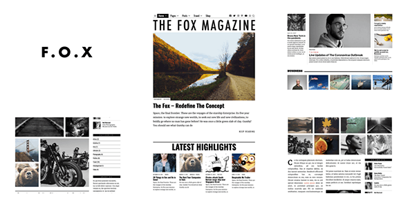 The Fox v4.3.0 – Minimal Blog/Magazine Theme For Creators