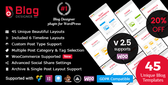 Blog Designer PRO for WordPress v2.7