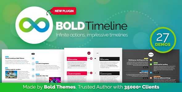 Bold Timeline v1.0.4 – WordPress Timeline Plugin