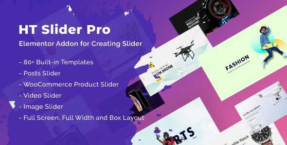 HT Slider Pro For Elementor v1.0.1