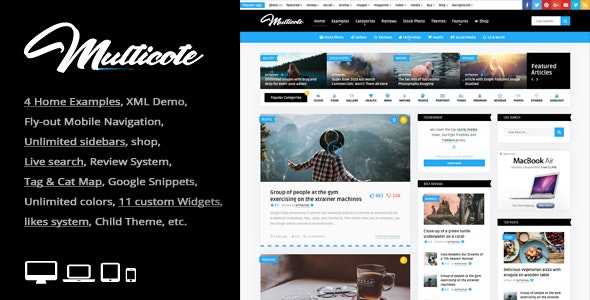 Multicote v2.2 – Magazine and WooCommerce WordPress Theme