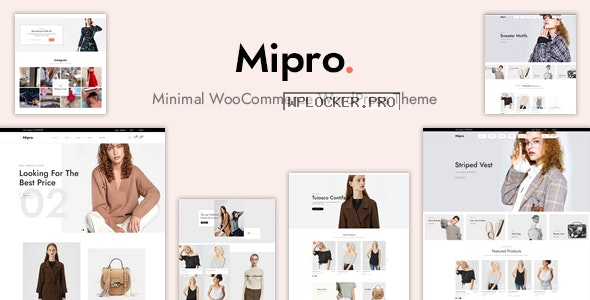 Mipro v1.1.4 – Minimal WooCommerce WordPress Theme