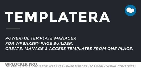 Templatera v2.0.4 – Template Manager for WPBakery Page Builder