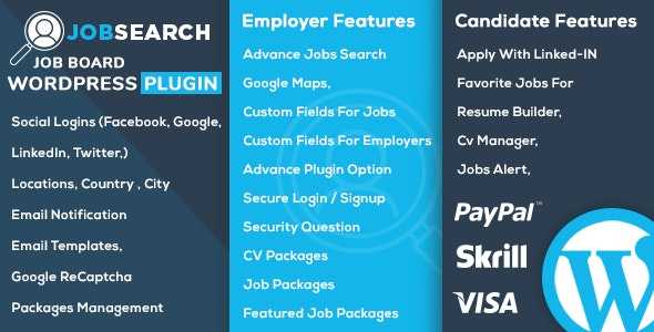 JobSearch – 1.4.7 – WP Job Board WordPress Plugin