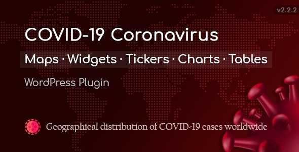 COVID-19 Coronavirus v2.2.2 – Live Map WordPress Plugin