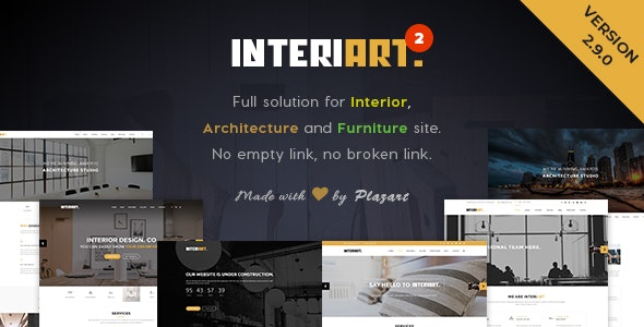 InteriArt v2.9.0 – Furniture & Interior WordPress Theme