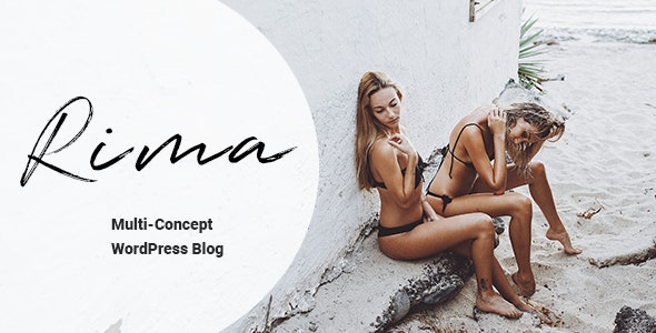 Rima v1.8.5 – Personal Blog WordPress Theme