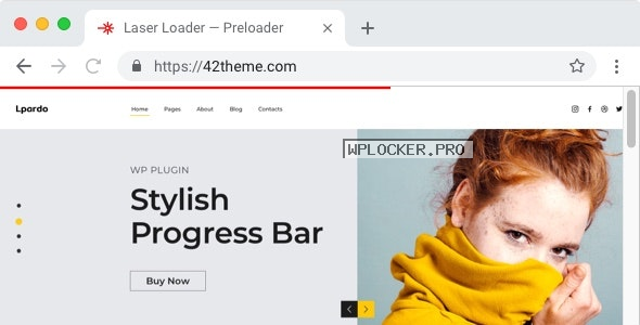 Laser Loader v1.0.0 – Stylish Progress Bar Preloader