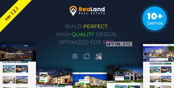 ReaLand v1.2.1 – Real Estate Responsive WordPress Theme