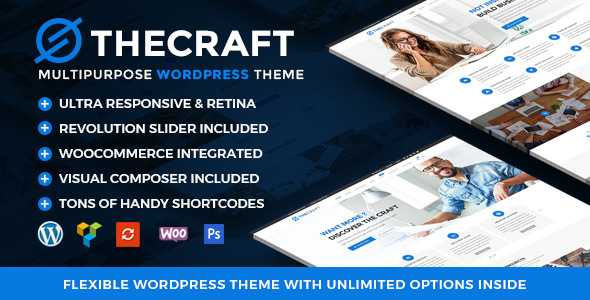 TheCraft v1.6 – Responsive Multipurpose WordPress Theme
