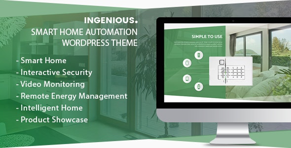 Ingenious v1.1.7 – Smart Home Automation WordPress Theme