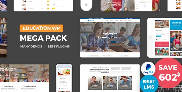 Education Pack v2.0 – Education Learning Theme WP