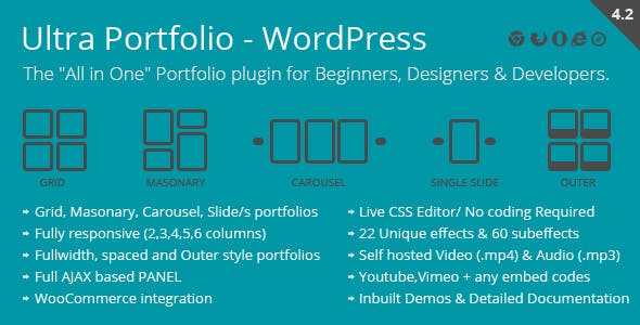 Ultra Portfolio v5.1 – WordPress