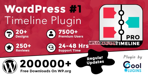 Cool Timeline Pro v3.4.2 – WordPress Timeline Plugin