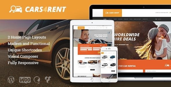 Cars4Rent v1.2.3 – Car Rental & Taxi Service Theme