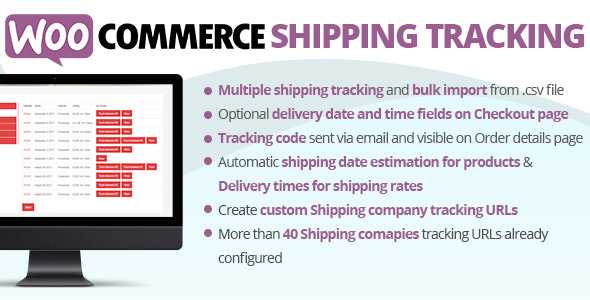 WooCommerce Shipping Tracking Plugin v24.2