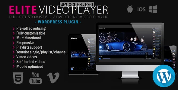 Elite Video Player v6.3 – WordPress plugin
