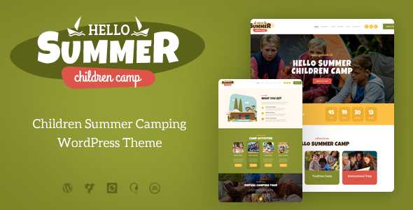 Hello Summer v1.0.6 – A Children’s Camp WordPress Theme