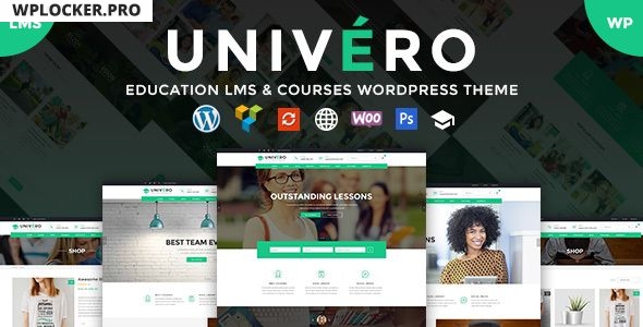 Univero v1.8 – Education LMS & Courses WordPress Theme