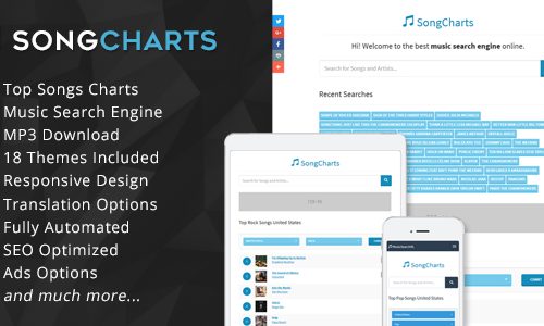 Download SongCharts v1.0 – Top Songs Charts and Music Search Engine