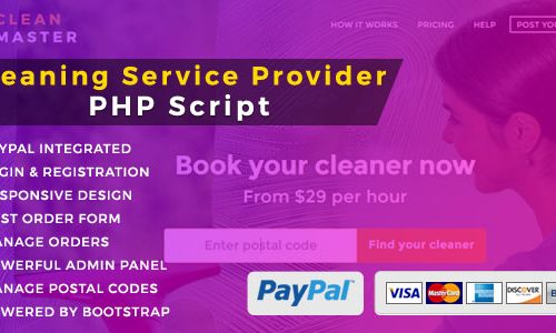 Download Clean Master – Cleaning Domestic Service PHP Script