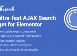 JetSearch v2.0.2 – AJAX Search widget for Elementor