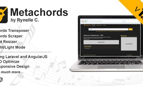 Download Metachords CMS v1.2 : Chords & Tabs