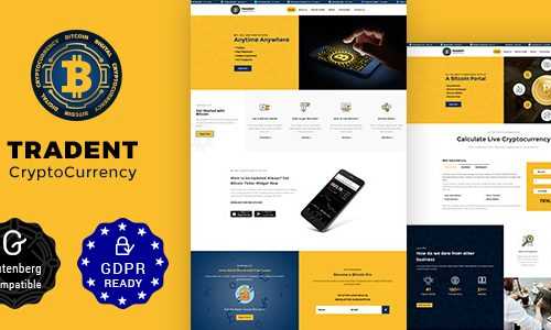 Download Tradent v1.8 – Bitcoin, Cryptocurrency Theme