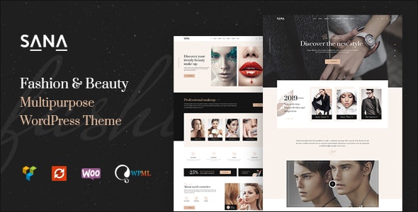 Sana v1.3.3 – Fashion Stylist, Beauty Salon and Makeup Artist WordPress Theme