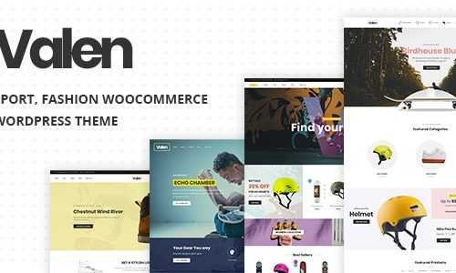 Download Valen v1.6 – Sport, Fashion WooCommerce WordPress Theme