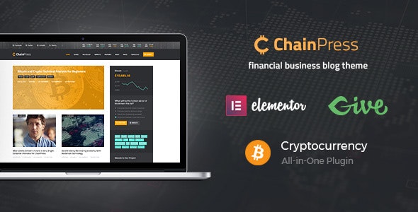 ChainPress v1.0.1 – Financial WordPress Business Blog Theme