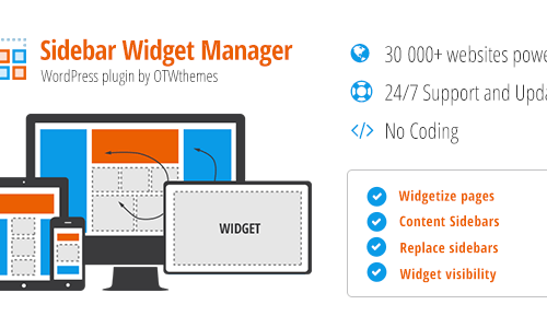 Download Sidebar & Widget Manager v4.0